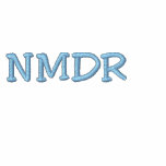 NMDR Embroidered Ladies Zip Hoodie (front & back)