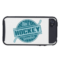 No.1 Hockey Grandad iPhone 4 Cases