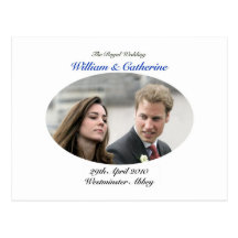 No.1 The Royal Wedding William & Catherine Postcards