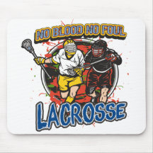 No Blood Lacrosse Mousepad