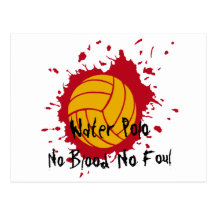No Blood No Foul Postcard