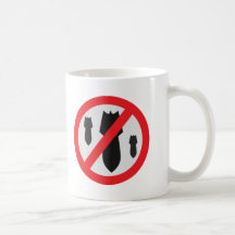 No Bombs - Peace Coffee Mugs