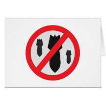 No Bombs - Peace Greeting Card
