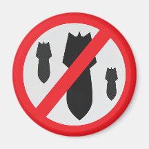 No Bombs - Peace Refrigerator Magnet