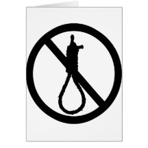 No Capital Punishment Sign Cards