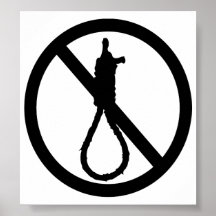 No Capital Punishment Sign Posters