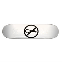 No Capital Punishment Sign Skateboard