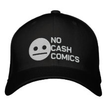 No Cash Comics Logo Hat Baseball Cap