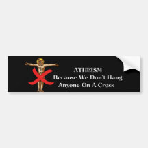 No Crosses Bumper Stickers