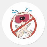 No Cry Babies Round Sticker