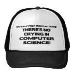 No Crying in Computer Science Mesh Hat