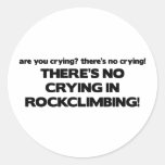 No Crying - Rock Climbing Stickers