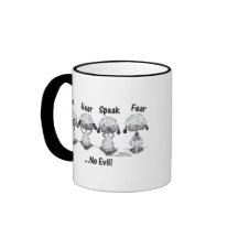 No Evil Lambs Coffee Mug