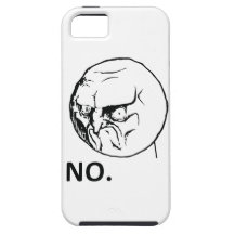 NO! face iPhone 5 Cover