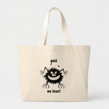 no fear golf tote bag