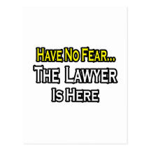 No Fear...Lawyer Post Cards