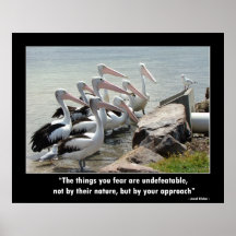 No fear - Motivational Poster