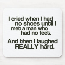 No Feet Mousepad"