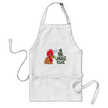 No Fowl Language Aprons