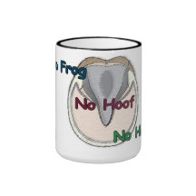 No Frog No Hoof  No Horse Mug