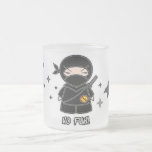 No Fun! Ninja With Shurikens Mug