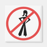 No Girls Allowed Magnets
