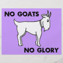 No Goats No Glory Flyer