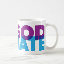 NO GOD NO HATE MUGS