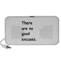 No Good Excuses Portable Speakers