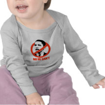 NO HE CAN'T / ANTI-OBAMA T-SHIRT