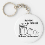 No Hushin the Percussion Keychains