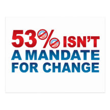 NO MANDATE FOR CHANGE Postcards