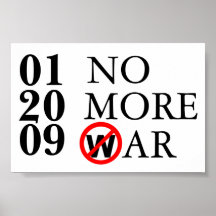 No More War Poster