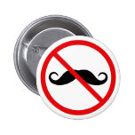 No Moustaches Button