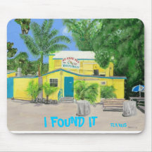No Name Pub (Large), I FOUND IT , FLA KEYS Mousemat