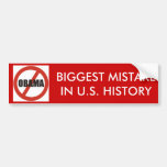 NO OBAMA BUMPER STICKER