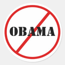No Obama - Stickers