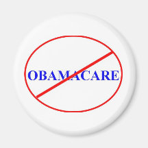 No Obamacare Fridge Magnets