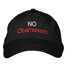 NO Obamunism 1.0 Embroidered Hats