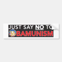 No Obamunism Bumper Stickers