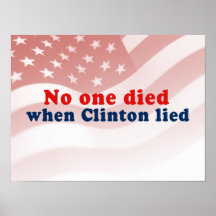 No one died when Clinton lied Print