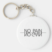 No Pain No Gain Key Chain