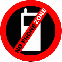No Phone Zone Keychain (More Durable) Acrylic Cut Outs