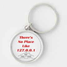 no place like home keychain