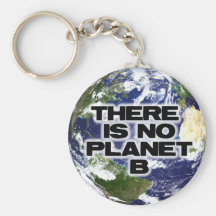 No Planet B Key Chain