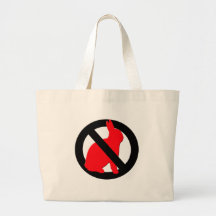 No Rabbits Allowed Canvas Bag