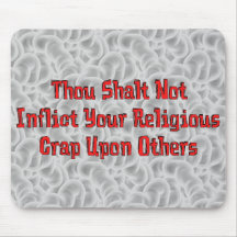 No Religious Crap Mousepads