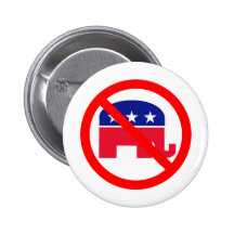 No Republicans Button