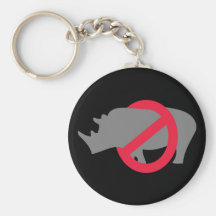 No Rhinos - Rino Buster Keychain