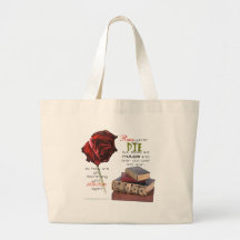 No Roses, Yes Books Tote Bags